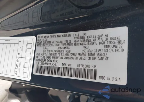 2025 Mazda Cx-50 2.5 S Preferred Package from USA, damaged, VIN 7MMVABBM9SN345497